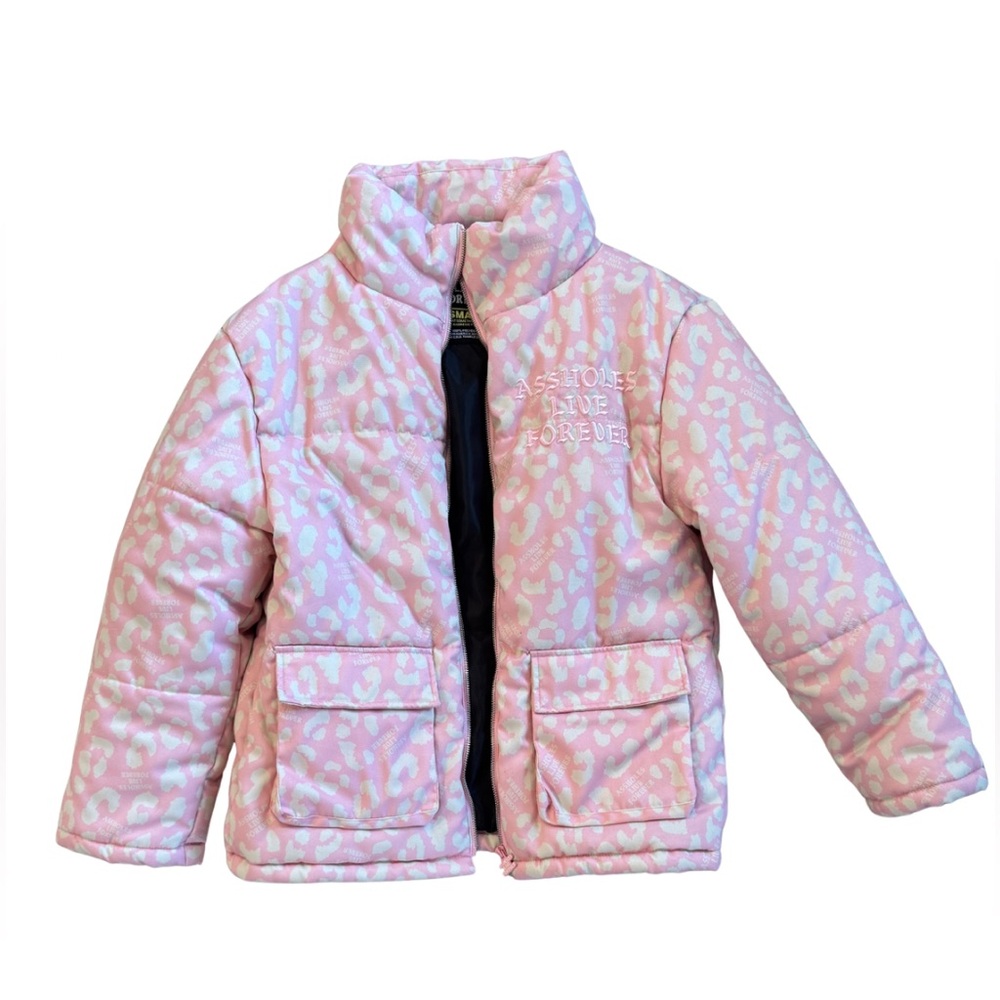 Stylish Pink Puffer Jacket